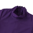 thumbnail image 5 of Moggemol Kids Girls Long Sleeve Dance Outfit Full Length Unitard Leotard Bodysuit Gymnastic Jumpsuit Purple XL, 5 of 7