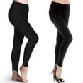 thumbnail image 2 of GMI Womens Ladies Queen Sized Fleece Lined Leggings - Solids (1 legging), 2 of 2