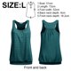 thumbnail image 2 of Camiseta sin mangas de yoga holgada con cuello redondo y espalda cruzada para mujer, 2 of 5