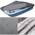 thumbnail image 6 of LABLT Pedal Boat Cover Waterproof Heavy Duty Boat Cover Replacement for 3 to 5 Person 420D Dustproof-Khaki, 6 of 6