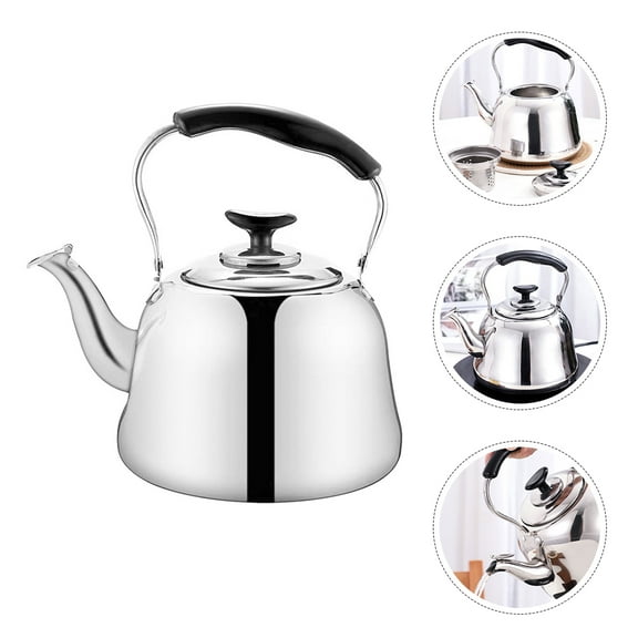 OATIPHO stovetop teapot Thick Stainless Steel Water Heating Kettle 1 Set for Family