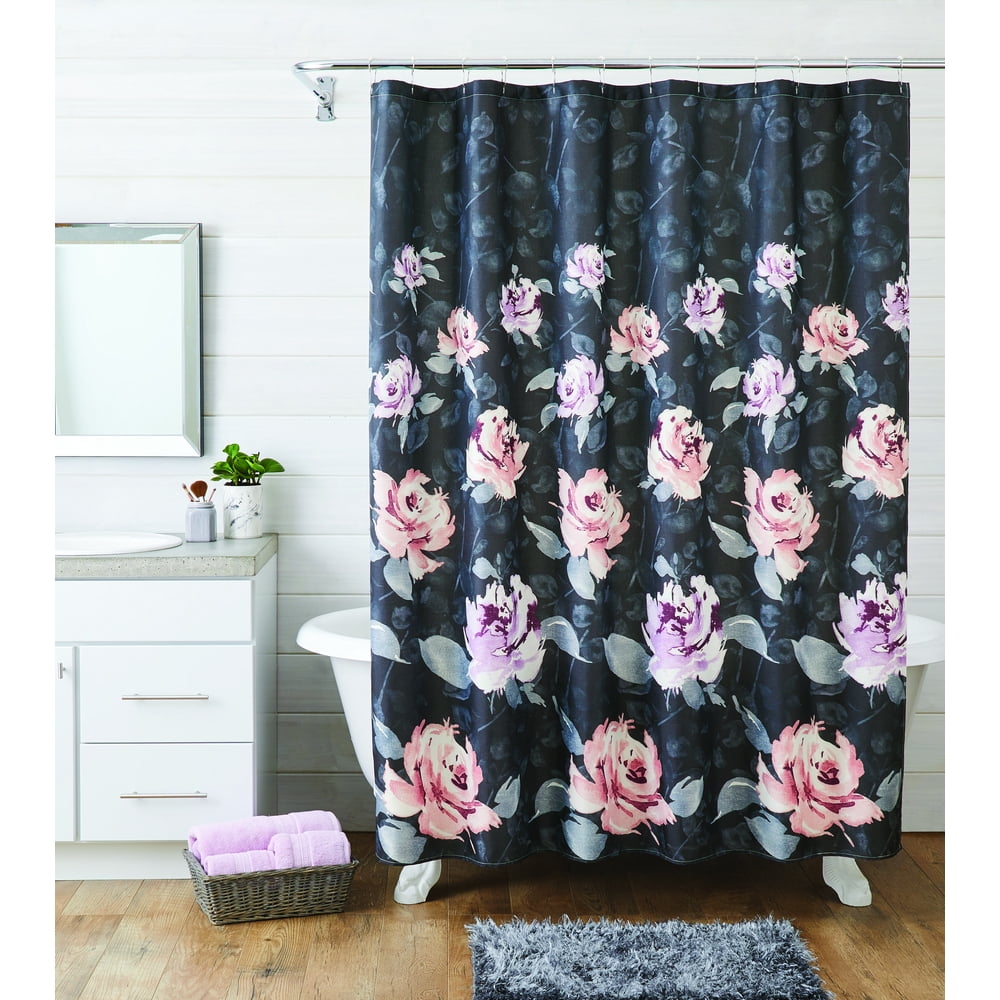 Better Homes & Gardens 14 Piece Floral Shower Curtain Set