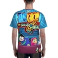 thumbnail image 5 of Teen Titans Go Mens 3d Print Casual Short Sleeve T Shirts Tee Tops, 5 of 7