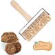 thumbnail image 1 of Rodillo de madera de Navidad, rodillos de madera para hornear galletas en relieve Afortunado Sencillez, 1 of 5