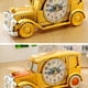 thumbnail image 5 of 1 reloj despertador de escritorio con forma de coche clásico, reloj de noche, decoración para el hogar, dormitorio, oficina, dorado., 5 of 5