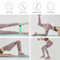 thumbnail image 3 of PANuYIN Crossfit Exercise Yoga Fitness Hip Leg Butt Booty Pilates Equipment Straps with Resistance Single Bands Loop Workout, Purple, 3 of 8
