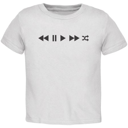 Play Buttons White Toddler T-Shirt - 3T