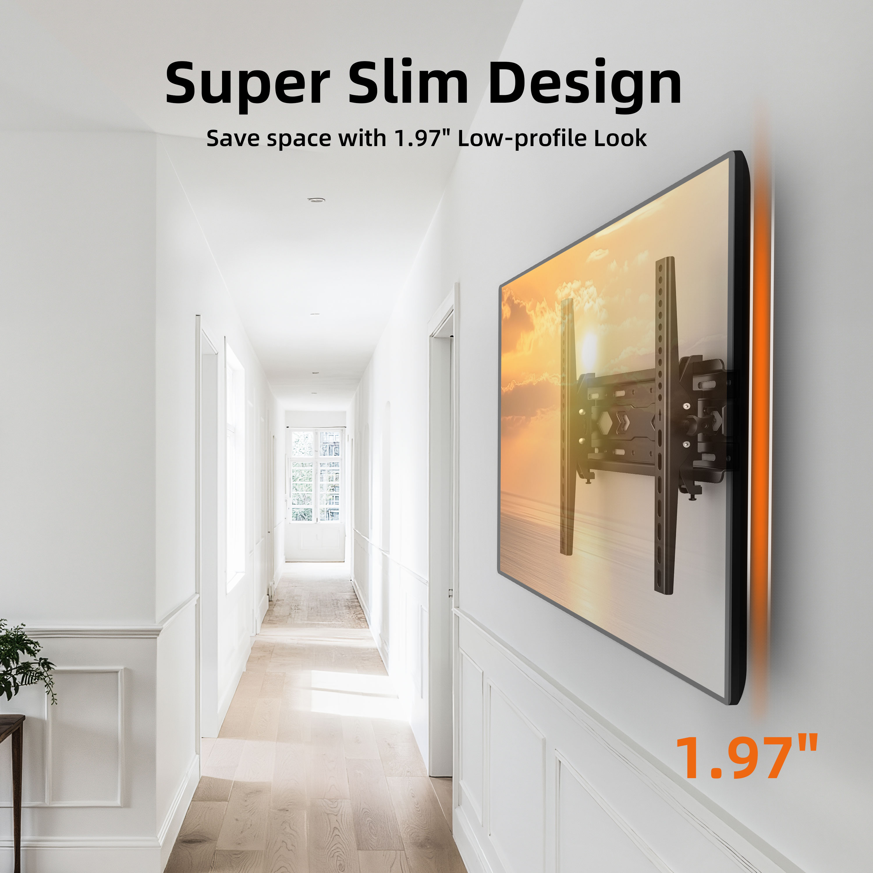 MountLiving Tilting TV Wall Mount for 23-70 Inch TVs, 99 lb Capacity photo 3