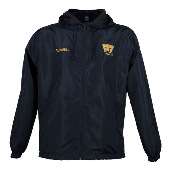 OLD SCHOOL SPORTS Pumas UNAM Chamarra Rompevientos Sport Azul/Dorado Hombre OLD SCHOOL SPORTS Pumas de la UNAM Pumas UNAM Sport repelente al agua