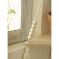 thumbnail image 5 of 1/2/3-Layers Corner Shelf Wood Display Stand Boho Home Decoration Pastoral Style Macrame Handmade Floating Shelves Living Room, 5 of 9