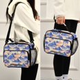 thumbnail image 5 of Palm Trees Rivers Mountains Insulated Lunch Bag Portable Cooler Bag Mommy Bag Large Capacity 6L, 5 of 9