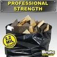 thumbnail image 2 of Heavy Duty 2.2 MIL Contractor Bags, Extra Large , Twist Tie Closure, Black, 55 Gallon, 15 Count, 2 of 4