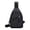 1Black, variant on Convertible Sling Backpack - 3-Way Waterproof Travel Chest Bag