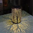 thumbnail image 2 of Leaf projection Solar hollow light Iron pattern projection light, 2 of 5