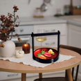 thumbnail image 4 of Handheld Sashimi Sushi Plate Snacks Teas Tray Salad Serving Tray Fruit Basket Party Hosting Display Plate Easy to Use golden XL, 4 of 4