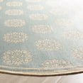 thumbnail image 3 of SAFAVIEH Outdoor LND181K Linden Collection Aqua / Cream Rug, 3 of 7
