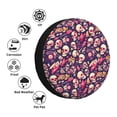 thumbnail image 4 of Fotbe music Skull record Guitar Funda de Llanta de Repuesto con Estampado, Engrosada, Ajuste Universal para Jeep, Remolque, RV, SUV, Camión-15 inch, 4 of 6