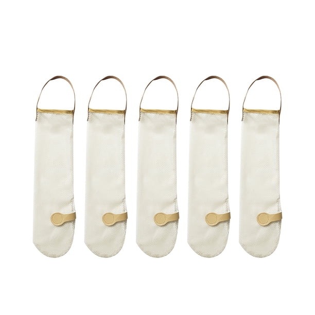 Bolsas de malla colgantes para almacenamiento de Lemononstore, bolsas de malla para cebolla, bolsas de malla para ajo, bolsas de malla reutilizables grandes y largas, bolsas de basura para frutas y
