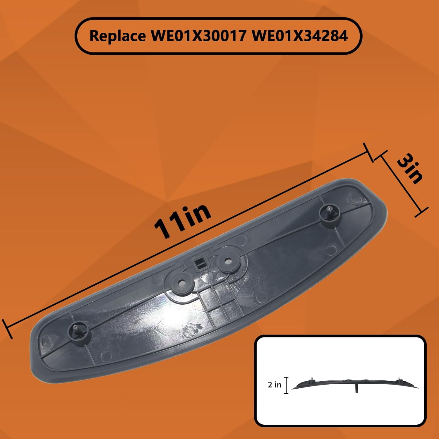 Aniceparthy WE01X34284 Door Strike Dark Slate Handle fit for GE Dryer Door Strike,Replaces PS16742773, AP7193619,WE01X34284, WE01X30017, 4976150