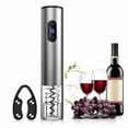 thumbnail image 2 of Electric Wine Bottle Opener Set LED Automatic Cork Screw Professional Wine Opener with Foil Cutter, 2 of 7
