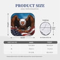 thumbnail image 3 of Fotbe Cartoon Bald Eagle USA 2-Piece Car Windshield Sun Shade | Sun Blocker for Car Windshield | Foldable Automotive Interior Accessories for Sun Protection-Large, 3 of 7