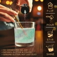 thumbnail image 3 of Brew Glitter - Green Iridescent Edible Drink Glitter - Silky Swirl, Beverage-Safe, 25g, 3 of 6