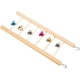 thumbnail image 1 of Wooden Bird Cage Step Ladder with Bells for Parrot Climbing and Exercise – Durable Natural Wood Perch for Bird Play, 1 of 5
