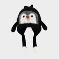 thumbnail image 2 of CPNG Baby 3D Penguin Balaclava Plush Hat – Soft Fleece Material for Gentle Baby Skin, Ear Flaps with Long Straps for Walks & Play, Cozy Cold-Weather Accessory That Matches Kids’ Outfits, 2 of 4