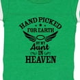 thumbnail image 4 of Inktastic Handpicked for Earth by My Aunt in Heaven with Angel Wings Boys or Girls Baby Bodysuit, 4 of 5