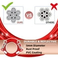 thumbnail image 5 of Dog Stake and Tie Out Cable with Spring for Medium Large Dog - Red, 125lbs 30ft, 5 of 7