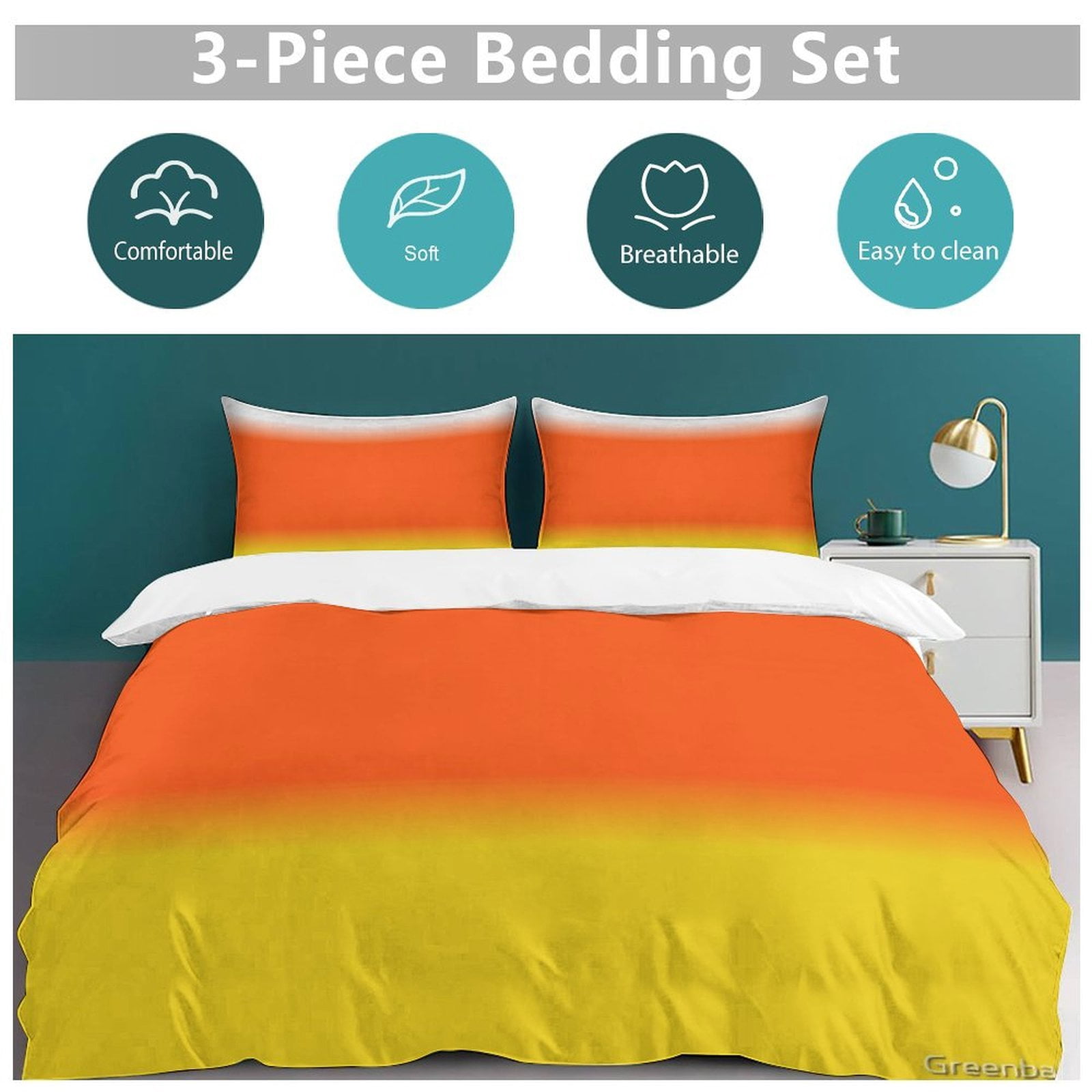 Candy Corn Costume（2） Bedding Set Duvet Cover Couple Bedclothes Pillowcase Customized Home Textiles Bed Set for Queen Size