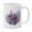 Purple Lavender Flowers, variant on WIRESTER 11 Oz Ceramic Tea Cup Coffee Mug, Irises Flowers