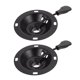 thumbnail image 5 of 2pcs Ironware Silla Chasis Bandeja redonda Silla giratoria Accesorios de Ironware (Negro), 5 of 7