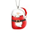 thumbnail image 2 of Luoshdecor Christmas Tree Ornaments Initial,Personalized Santa Claus Style Alphabet Pendant Decorations,Suitable for Xmas Gift Giving,(B), 2 of 6