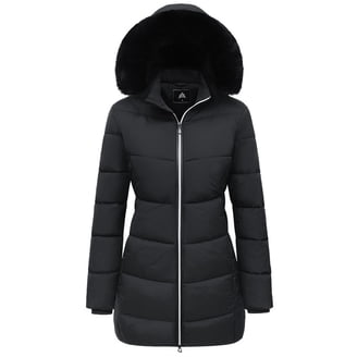 Women's Long Trench Coat Thicken Oversized Windproof Coat Extended