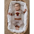 thumbnail image 5 of BemeyourBBs Boy Thanksgiving Sets Long Sleeve Turkey Embroidery Striped Tops Pants, 5 of 9