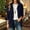 Navy, variant on Fleece Jacket for Women Checkered Jacquard Full Zip up Stand Collar Warm Winter Outerwear Textured Grid Casual Cozy Coat with Pockets for Daily Wear M