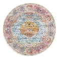 thumbnail image 3 of Unique Loom Baracoa Collection Area Rug - Miramar (3' 3" Round Light Blue/Blue), 3 of 7