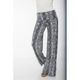 thumbnail image 1 of White Mark Printed Palazzo Pants, 124-Grey Sneak - Large, 1 of 4