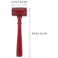 thumbnail image 3 of 5pcs Durable Judge Gavels Martillo de madera simple Mazo llano Juguetes Niños Juego de roles Juguete para niños, 3 of 7