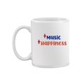 thumbnail image 2 of More Music Happiness Quote Mug - Smartprints Designs,, 2 of 4