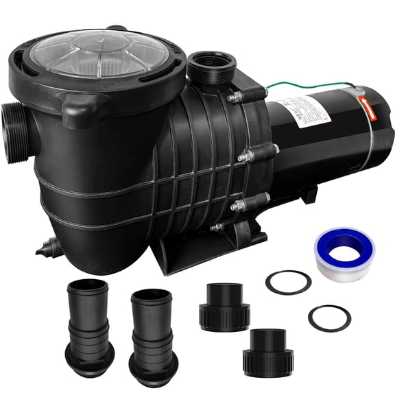 XYJBHB 2.0 HP Pool Pump, 6800 GPH High Flow Swimming Pool Motor, 110V/220V Dual Voltage, UL Certified