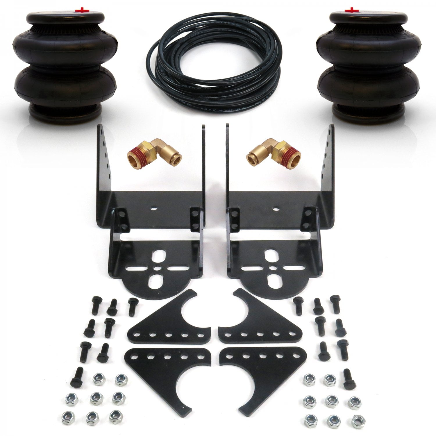 Rear Weld On Air Ride Mounting Brackets & 2500lb Air Bags Suspension Mount Kit