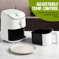 thumbnail image 3 of Tasty Freidora de aire personal, comidas más saludables en minutos, control de temperatura ajustable hasta 400°F, diseño fácil de usar, canasta y bandeja antiadherentes fabricadas sin PFAS, PFOA, PFOS, 3 of 5