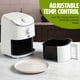 thumbnail image 3 of Tasty Freidora de aire personal, comidas más saludables en minutos, control de temperatura ajustable hasta 400°F, diseño fácil de usar, canasta y bandeja antiadherentes fabricadas sin PFAS, PFOA, PFOS, 3 of 5