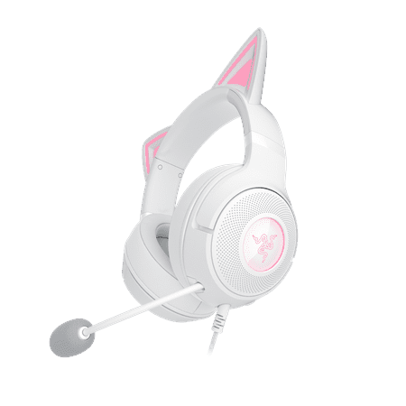 Razer - Kraken Kitty V2 Wired Gaming Headset - White