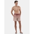 thumbnail image 2 of No Boundaries Men's & Big Men's Elastic Waist Swim Trunks, 6" Inseam, Size S-5XL, 2 of 5