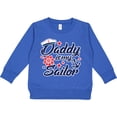thumbnail image 2 of Inktastic My Daddy is My Sailor Toddler Sweatshirt, 2 of 4