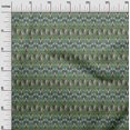 thumbnail image 2 of oneOone Cotton Cambric Fabric Leaves & Floral Block Printed Craft Fabric BTY 56 Inch Wide, 2 of 4