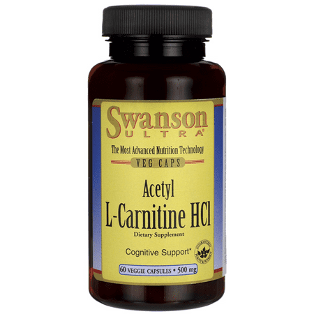 Swanson Acetyl L-Carnitine Hcl 500 mg 60 Veg Caps (The Best L Carnitine For Weight Loss)